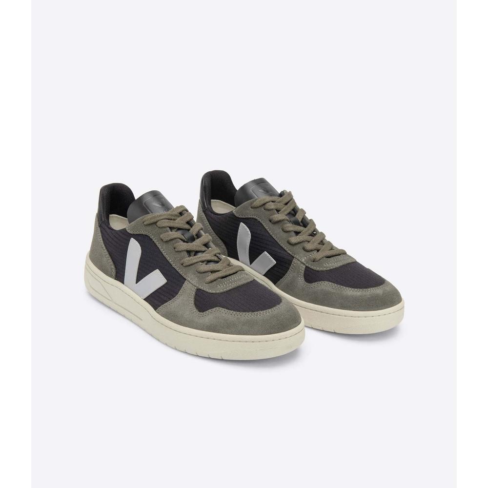 Veja V-10 RIPSTOP Tornacipő Női Black/Grey | HU 660EBC